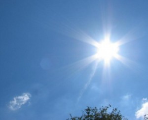 zonnig